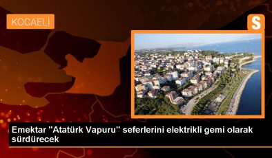 İzmit Körfezi’ndeki Atatürk Vapuru Elektrikli Batarya ile Dönüşecek