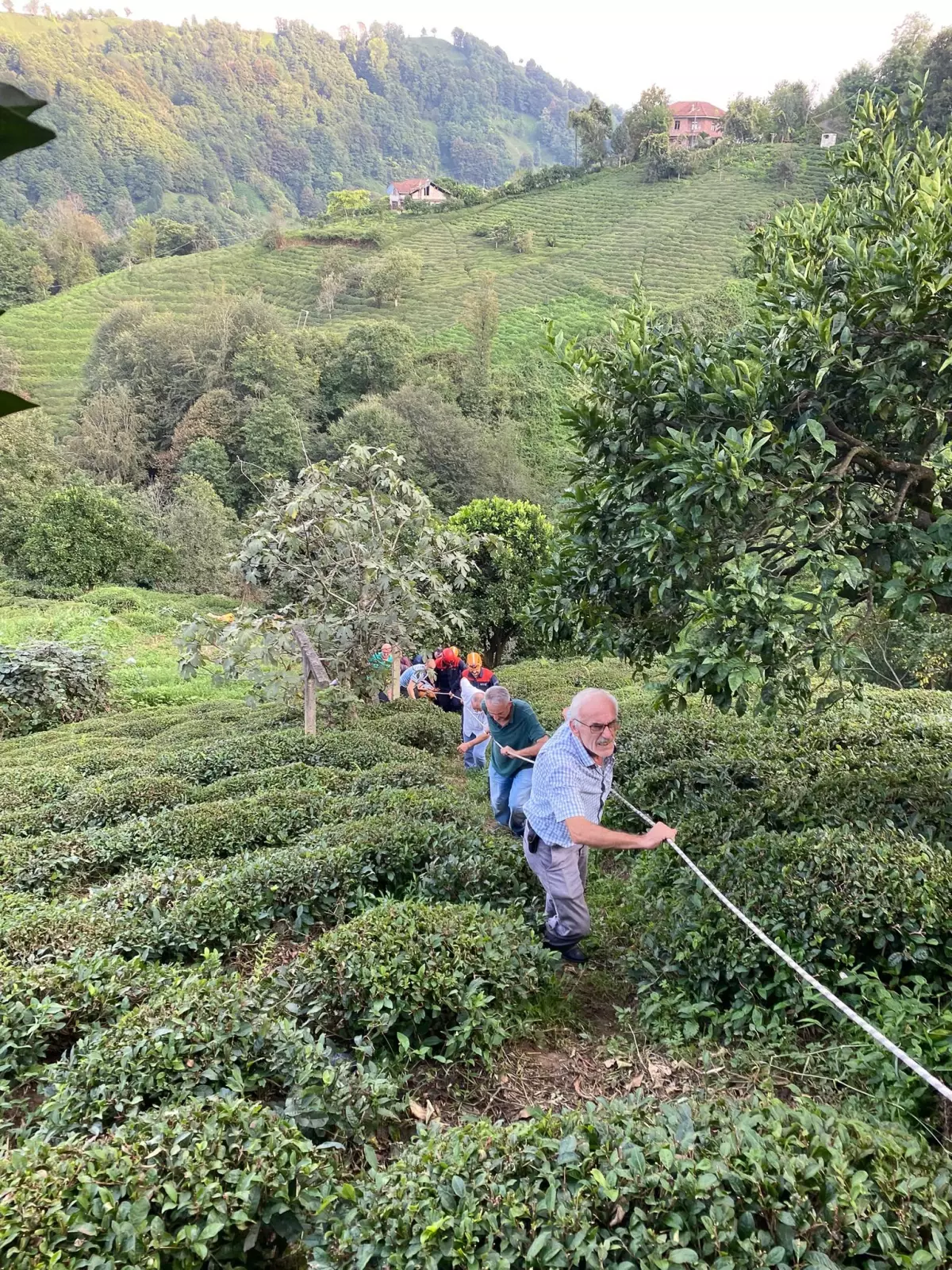 Rize’de Teleferikten Düşen Kadın Kurtarıldı