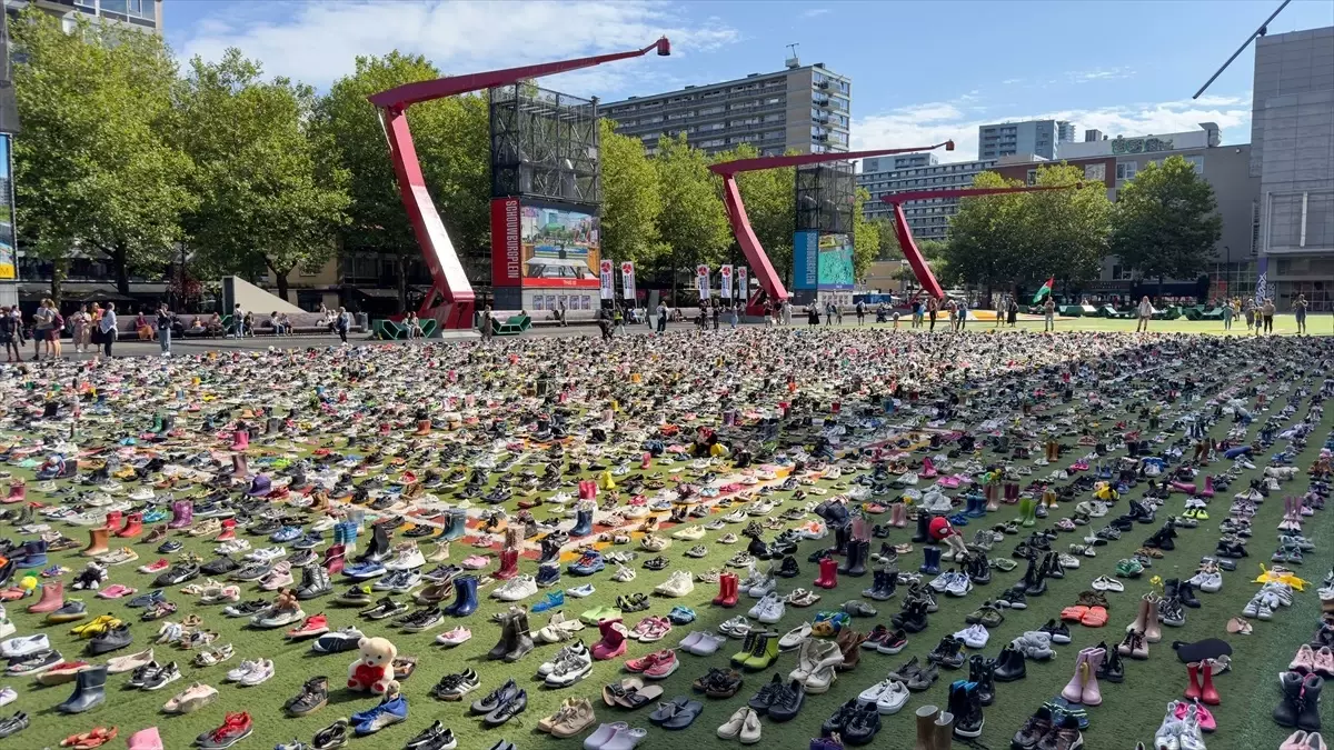 Rotterdam’da Filistinli Çocuklar İçin Anma Etkinliği