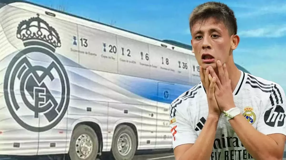 Real Madrid’in takım otobüsü kaza yaptı