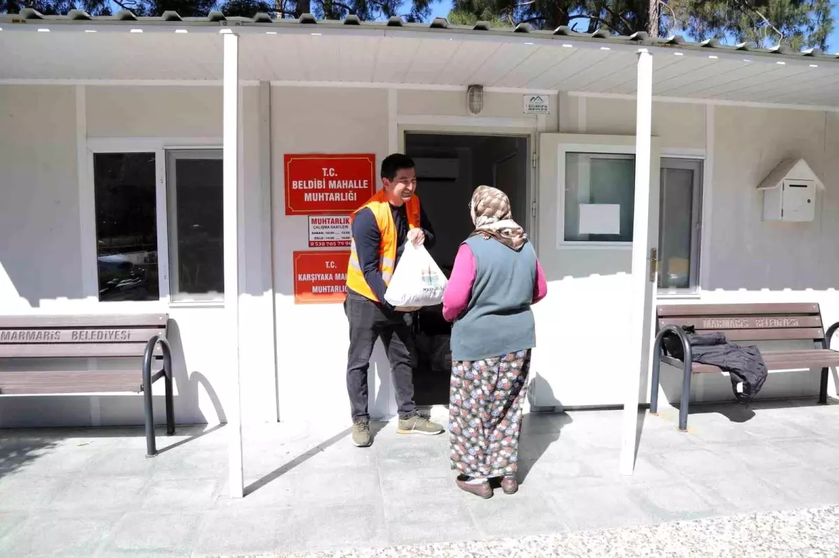 Marmaris Belediyesi’nden Ramazan Ayında İhtiyaç Sahiplerine Gıda Desteği
